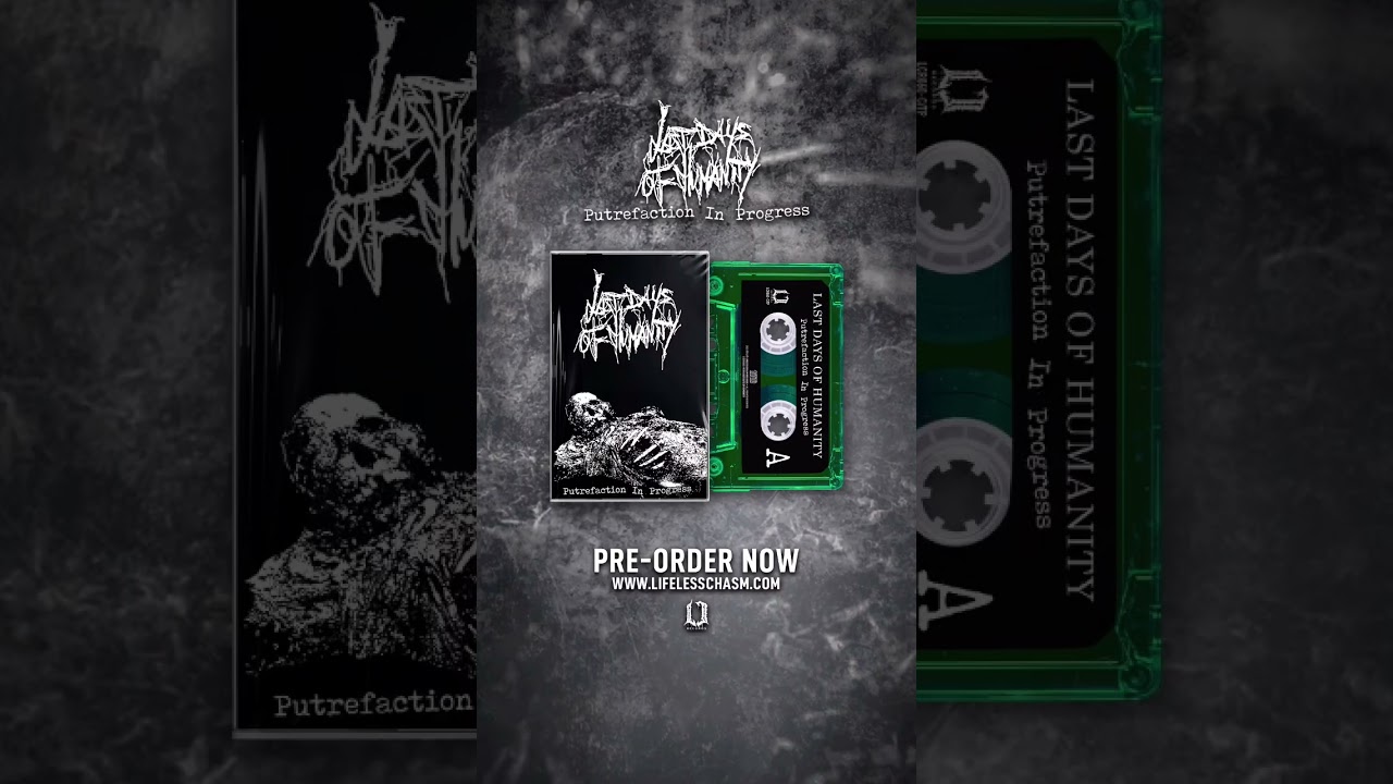 🐐 Last Days Of Humanity tapes. Limited to 50! #grindcore #goregrind