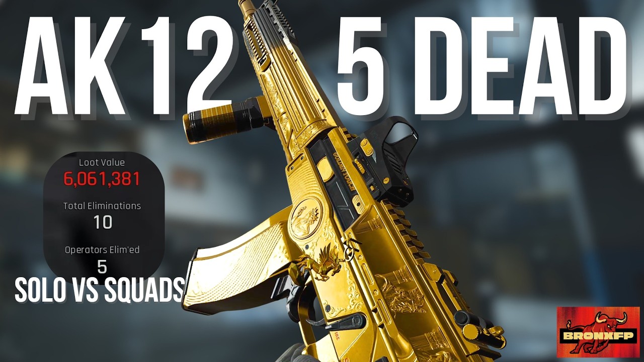 GOLDEN AK12 - Going Solo against Squads