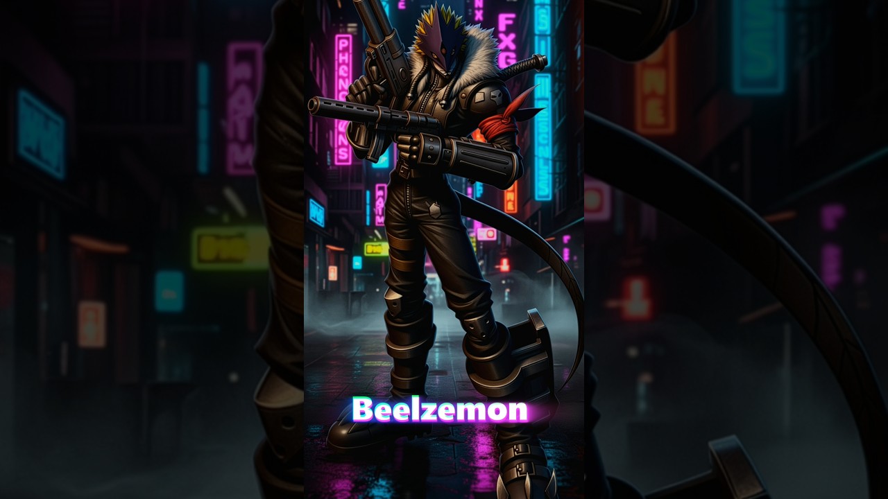 From Rookie to Demon Lord! Beelzemon's Evolution #hailuoai #minimax  #Beelzemon