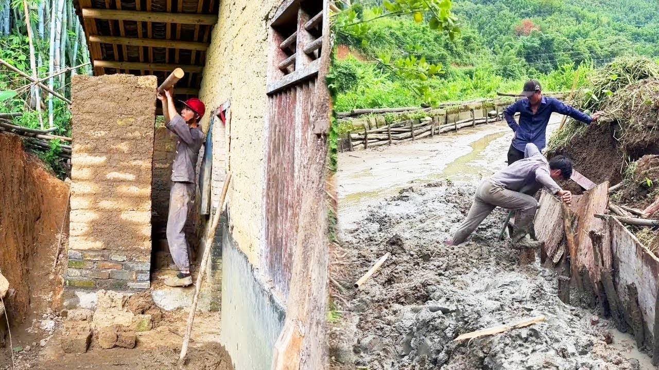 A young man renovated an old house for $5,000，From overgrown weeds to a vibrant ancestral home!