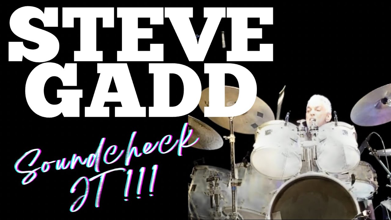 SOUNDCHECK /REHEARSEL WITH JAMES TAYLOR BAND 🔥 Steve Gadd