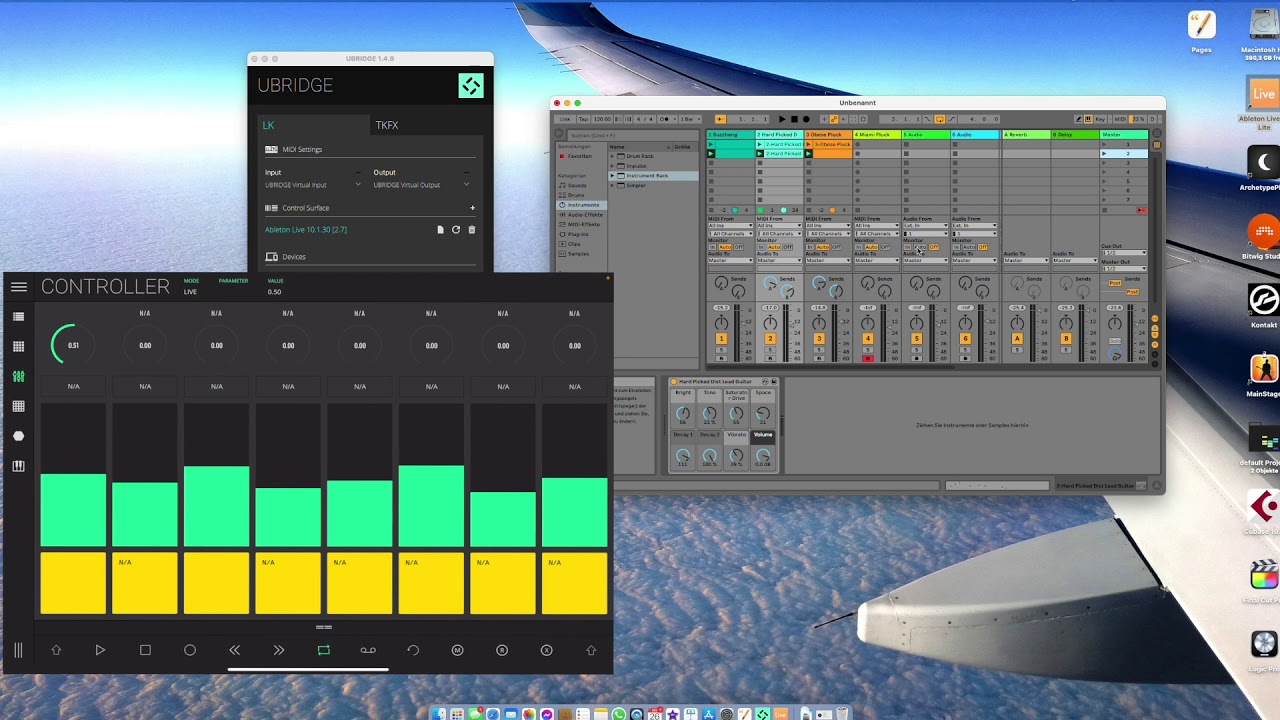Ableton on MacBook m1 - IPad controlled with LK App