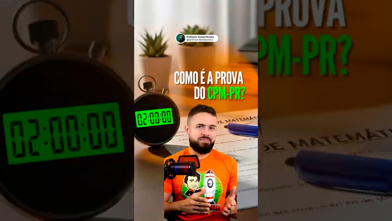 Como &eacute; a Prova do CPM-PR 2025/2026? Entenda o Formato Completo!