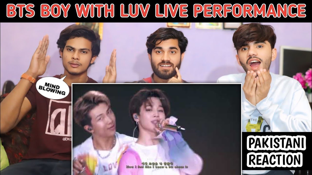 Bts Boy With Luv Live Performance - Pakistani Reaction - Usman Rajpoot