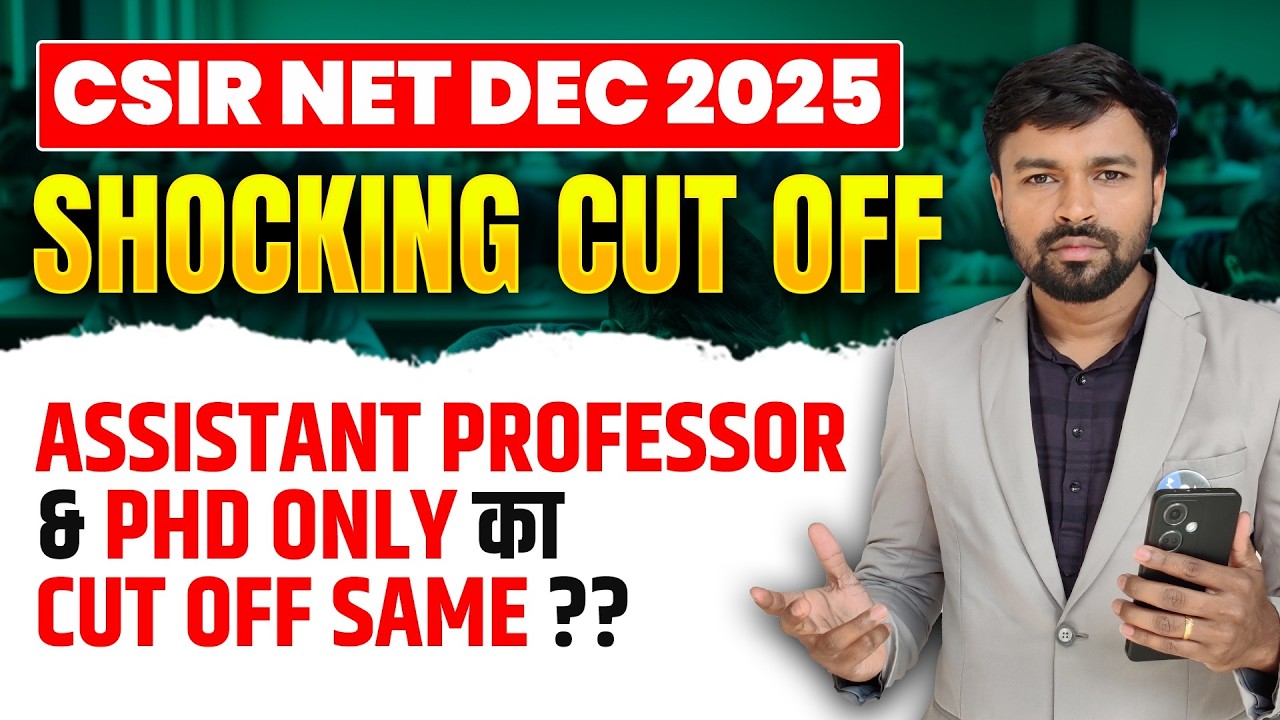 Shocking Cut Off 😳😳 | CSIR NET Dec 2025