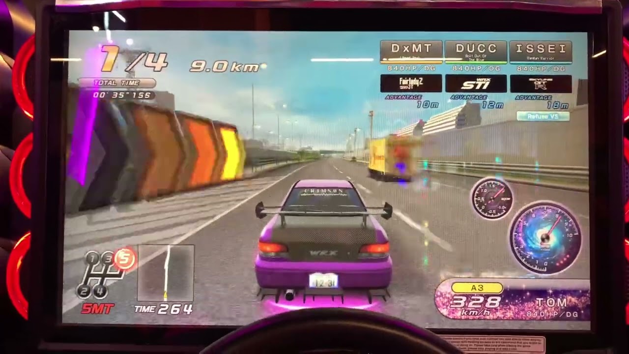 [WMMT6RR] 4P ghost battle on Wangan Line