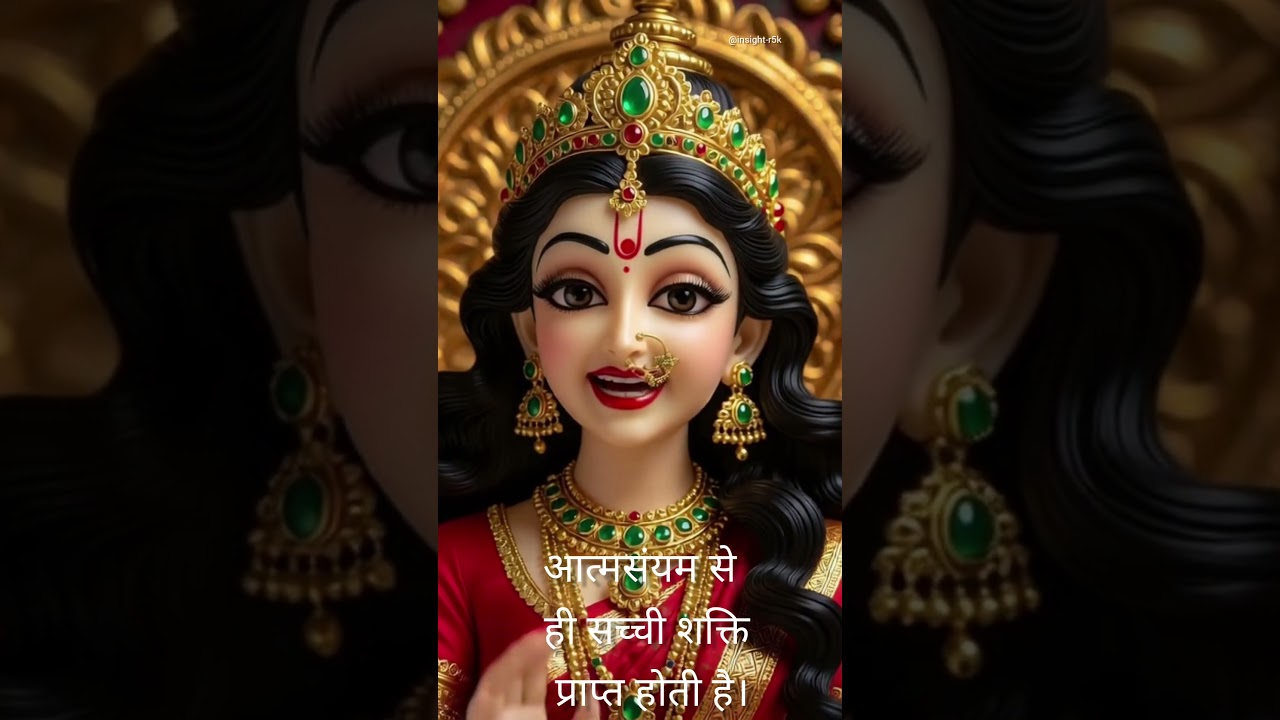 🌹 माँ दुर्गा का प्रेरणादायी संदेश | Maa Durga Sandesh | शक्ति और विश्वास 🌹