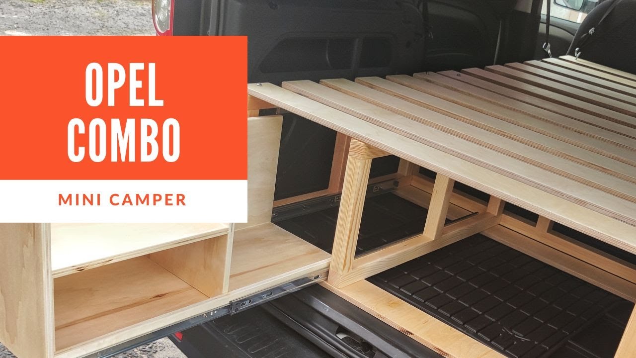 Opel COMBO Mini Camper Conversion in 2 minutes