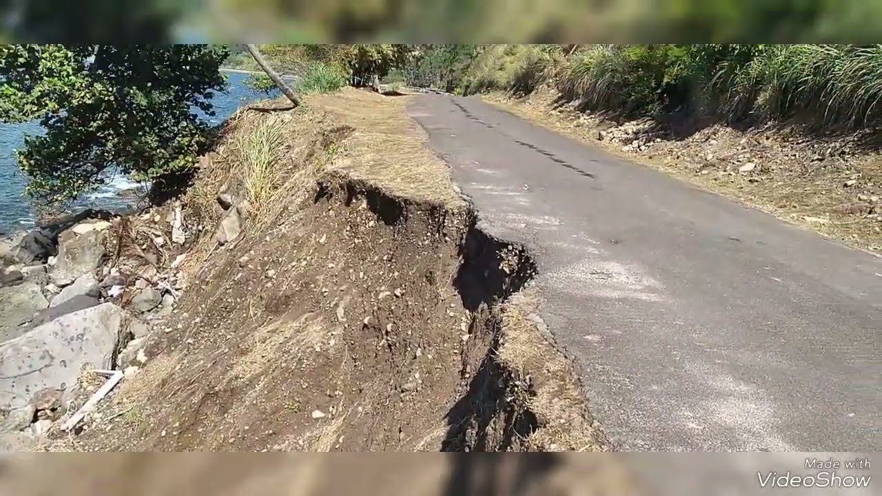 SAD DEPLORABLE ROAD CONDITION IN DOMINICA - SIRI EXPOSING