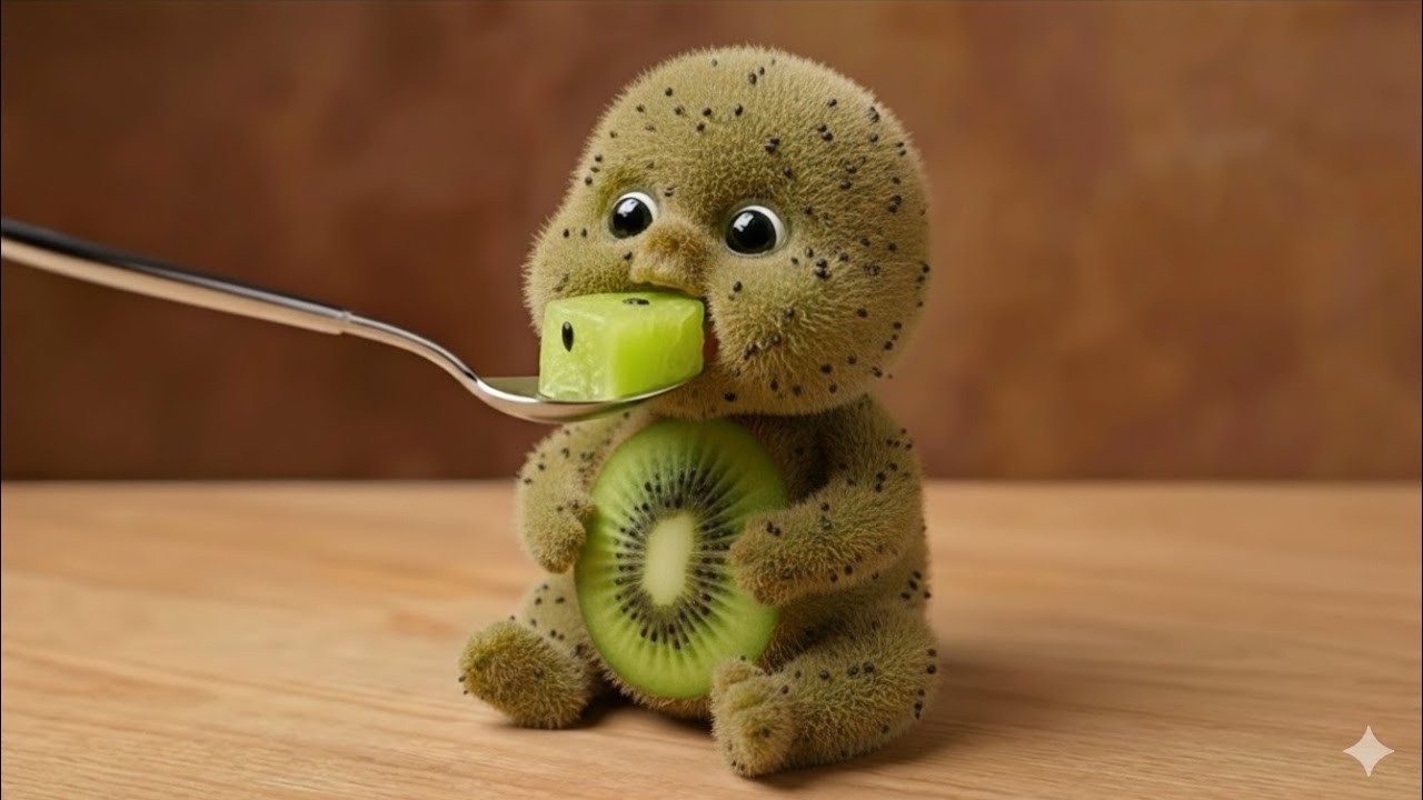 Cute Fruit Babies Eating Fruit 🍉 Oddly Satisfying AI