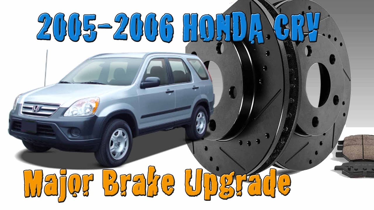 2005 2006 Honda CRV Front Brake Upgrade - Kinetic Rotors and Pads