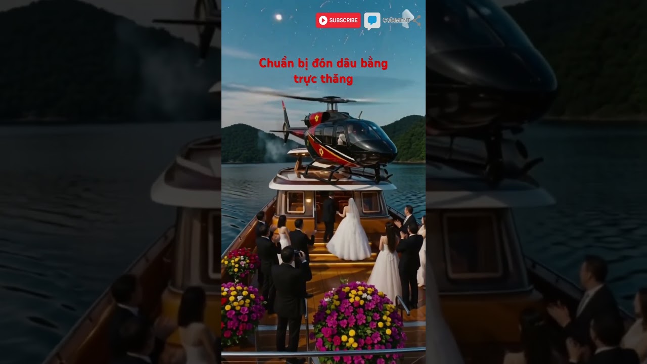 🥰🌹❤️ Preparing to pick up the bride by helicopter 🚁 🚁 🌹❤️#helicopter