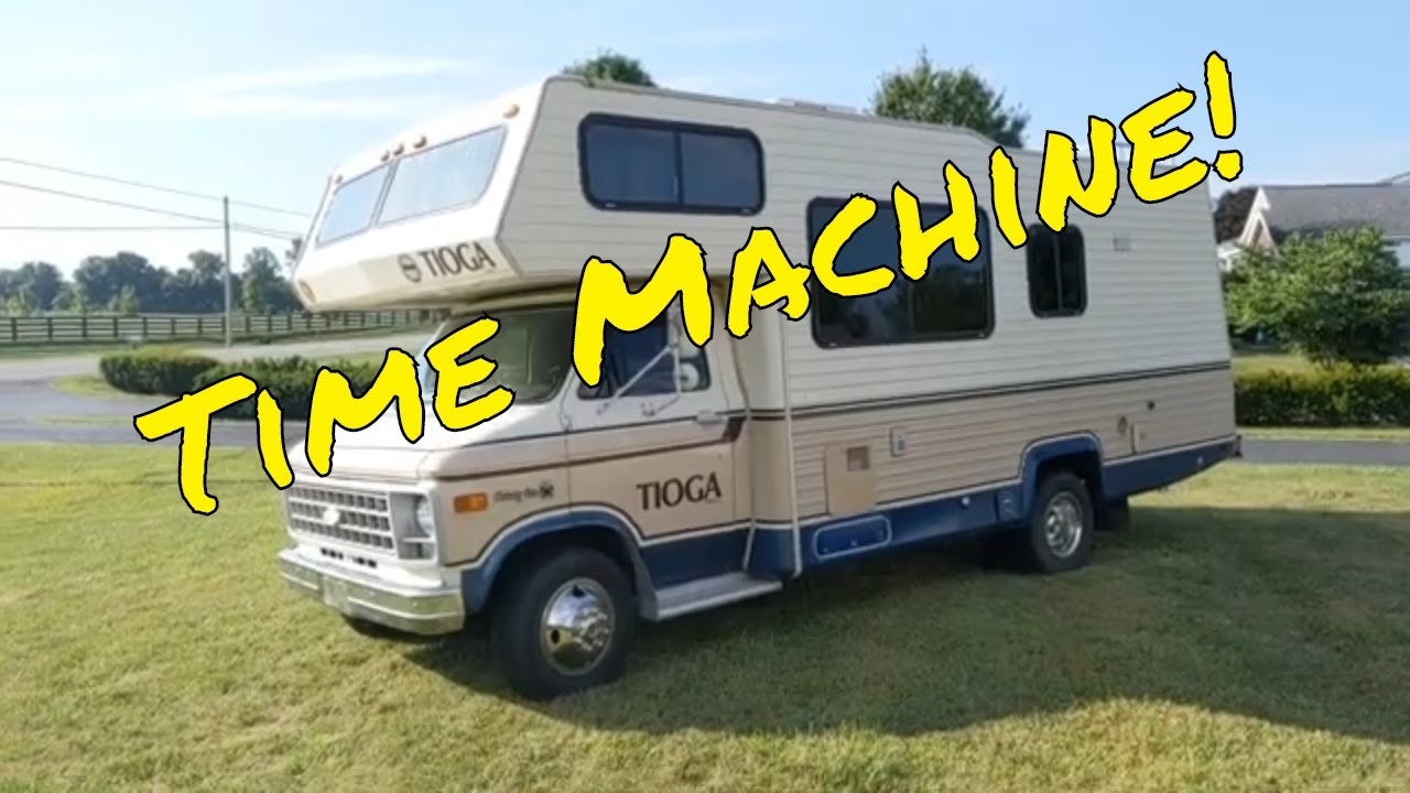 A time machine!  A virtual tour of a 1981 Tioga RV by Fleetwood!  Not your fathers Winnebago!