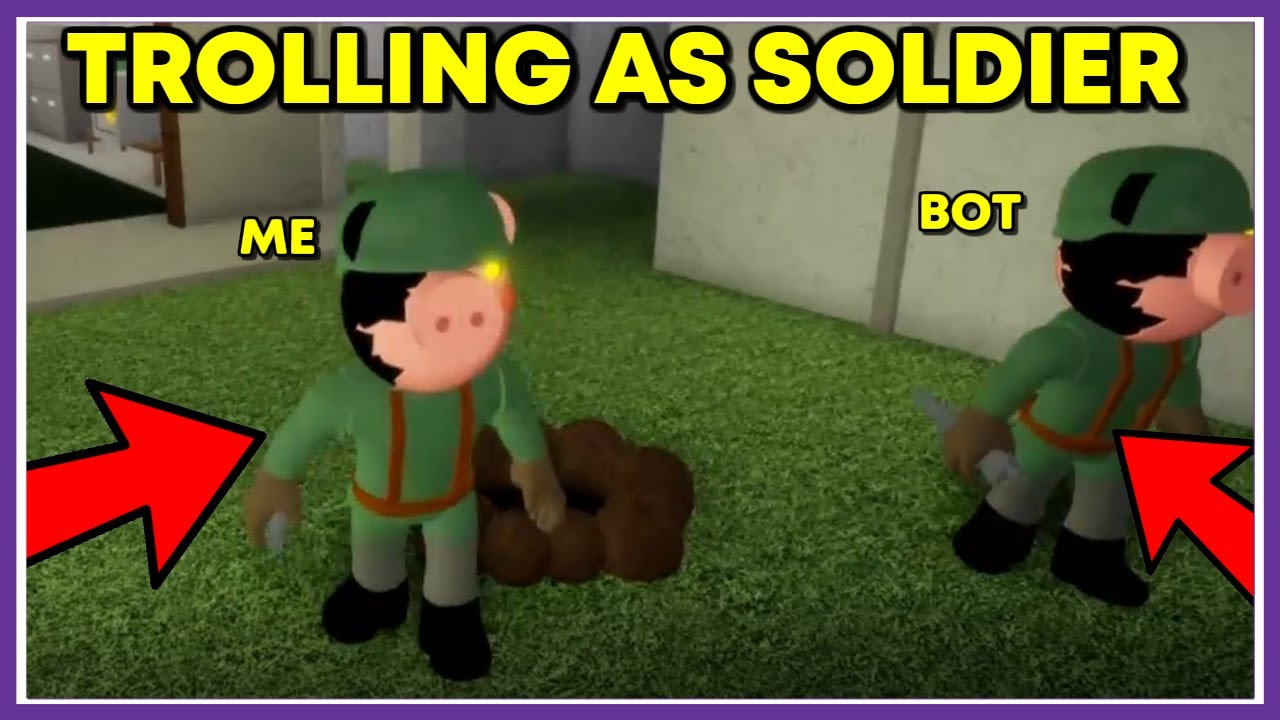 ROBLOX PIGGY TROLLING AS SOLDIER SKIN ON OUTPOST MAP - [RAGE]
