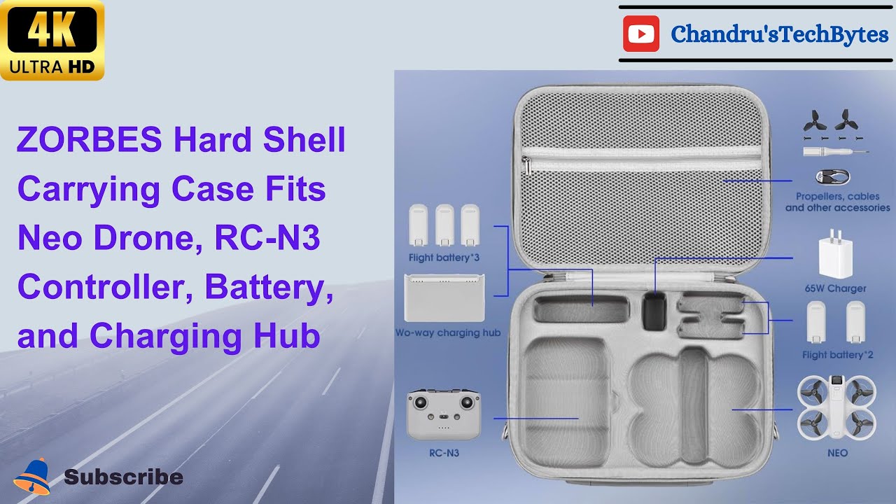 ZORBES Hard Shell Travel Case for Neo Drone – All in One Protection - (Series - 5)