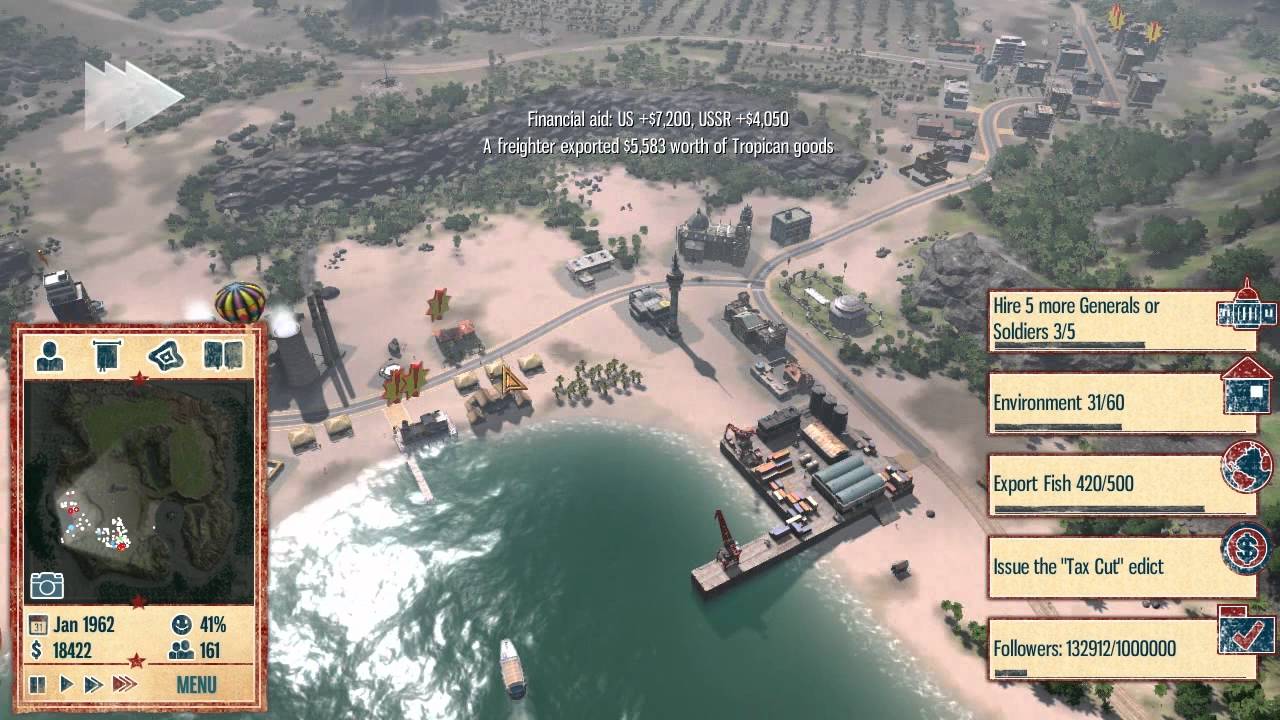 Tropico 4 Let's Play Part 13 - Into the Spotlight - Walkthrough Gameplay