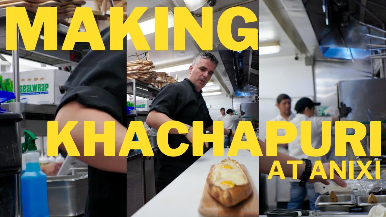 Making Khachapuri at Anixi NYC!