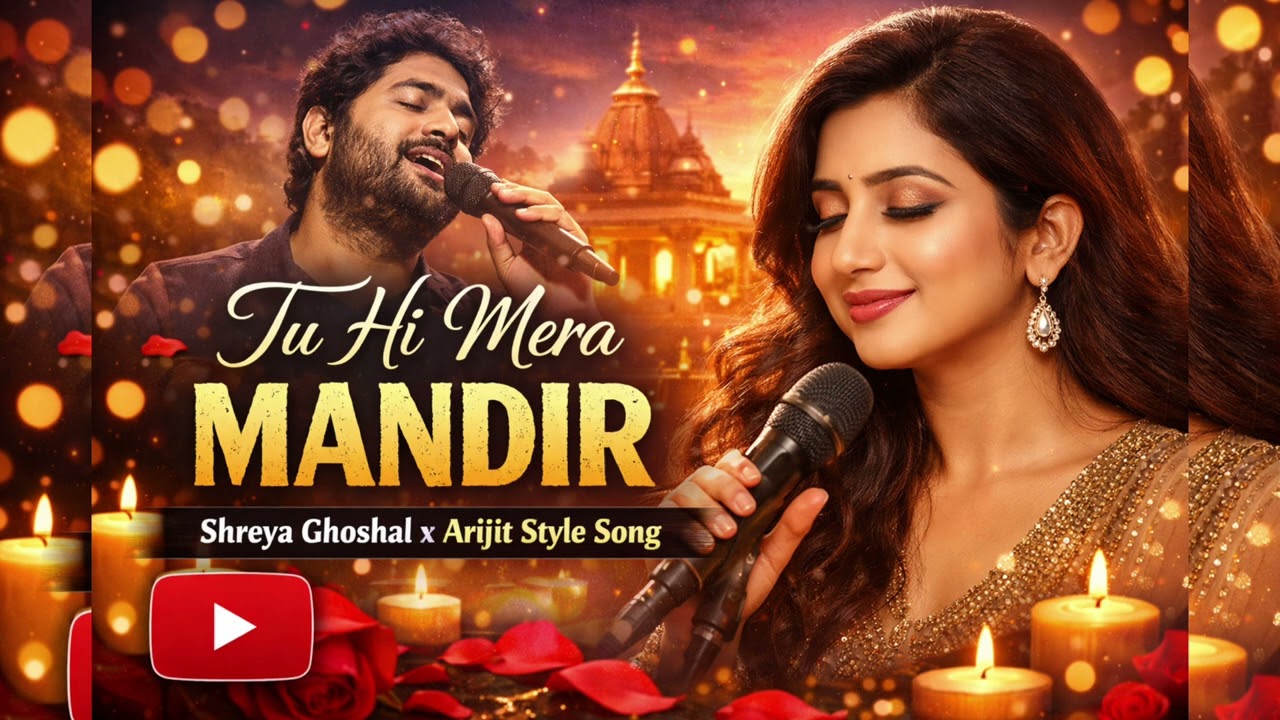 Tu Hi Mera Mandir ❤️ | Shreya Ghoshal x Arijit Singh Style | Soulful Romantic Song