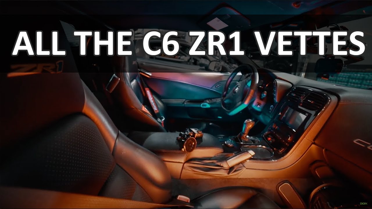 Все модели Corvette C6 ZR1 — с 2009 по 2013 год — редкие цвета и различия в годовых характеристик...