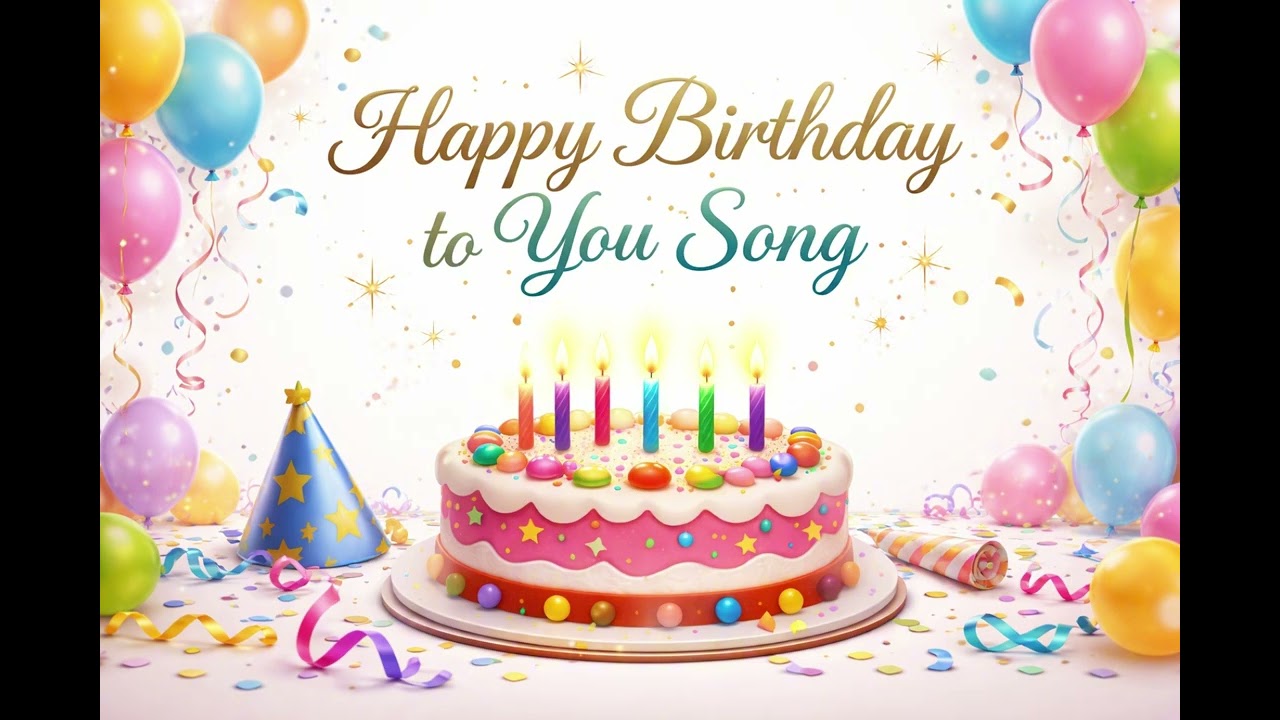 Happy Birthday to You Song 🎂 | Kids Birthday Party Song | Celebration Music