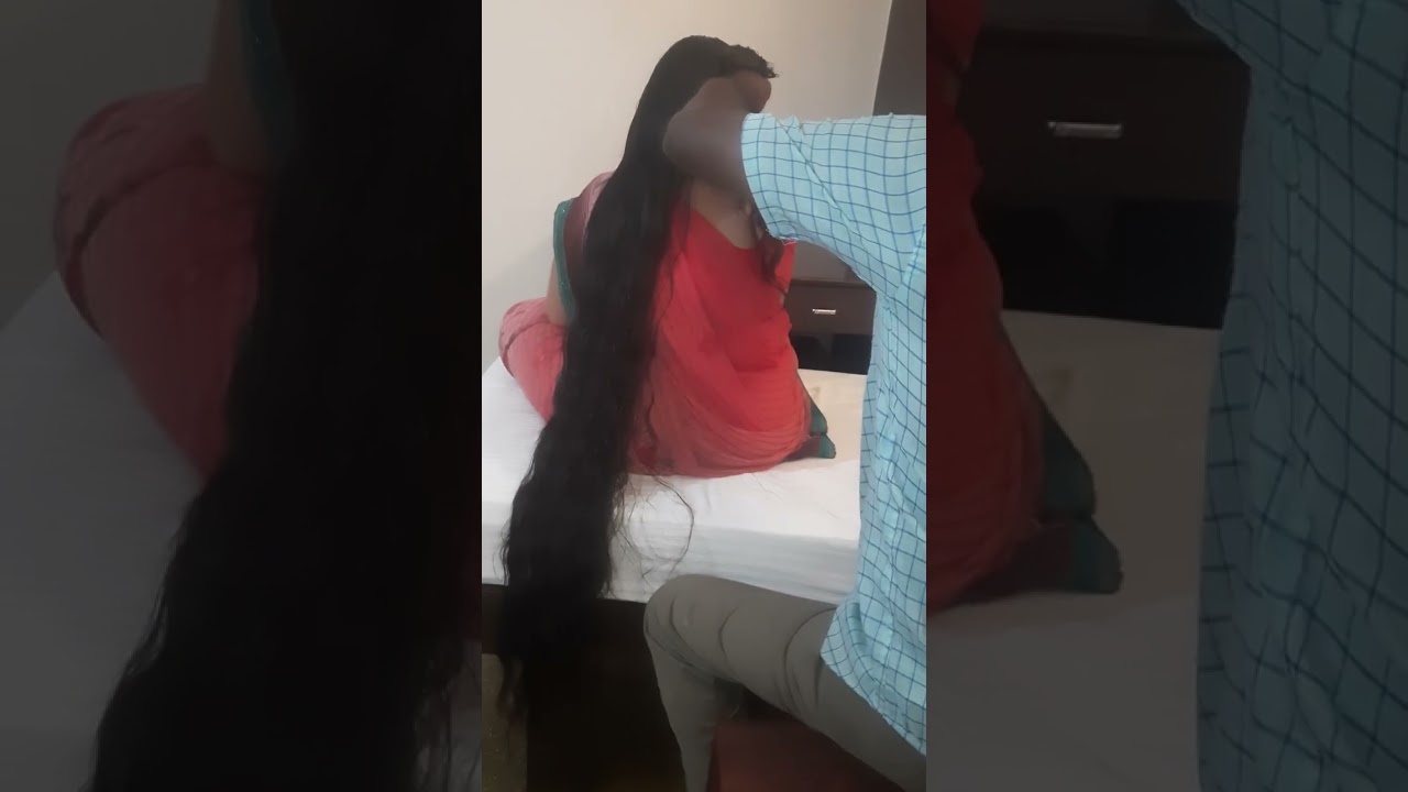 Double Hair Bun making Hair Styling by Hair Dresser 