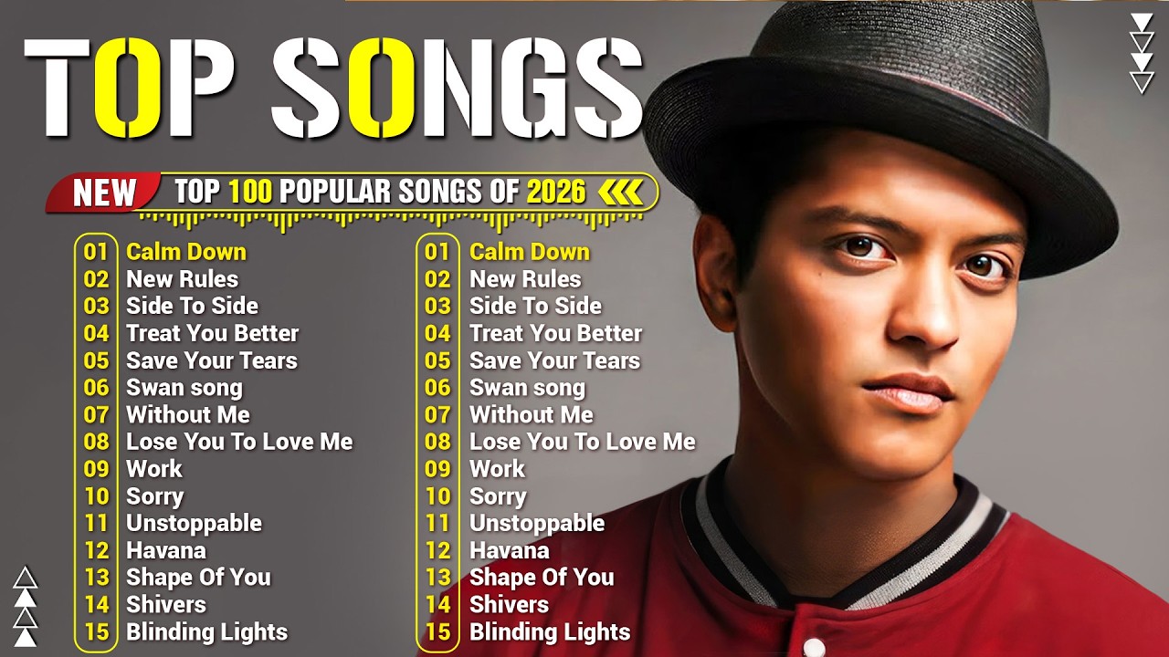 Billboard Hot 100 This Week 💥 Bruno Mars, Selena Gomez, Dua Lipa, Adele, Maroon 5, Ed Sheeran, Zayn