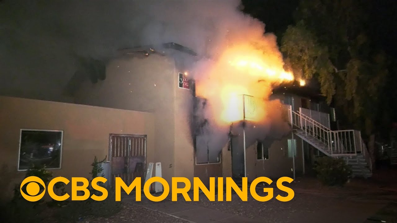 Man hailed as hero for rescuing Arizona family from apartment fire