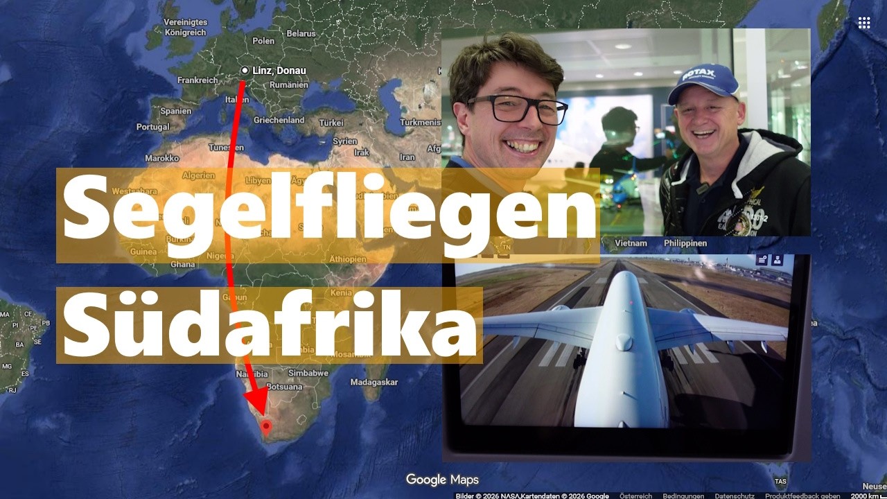 [DE] Unser Segelflugabenteuer nach Worcester/Südafrika beginnt!