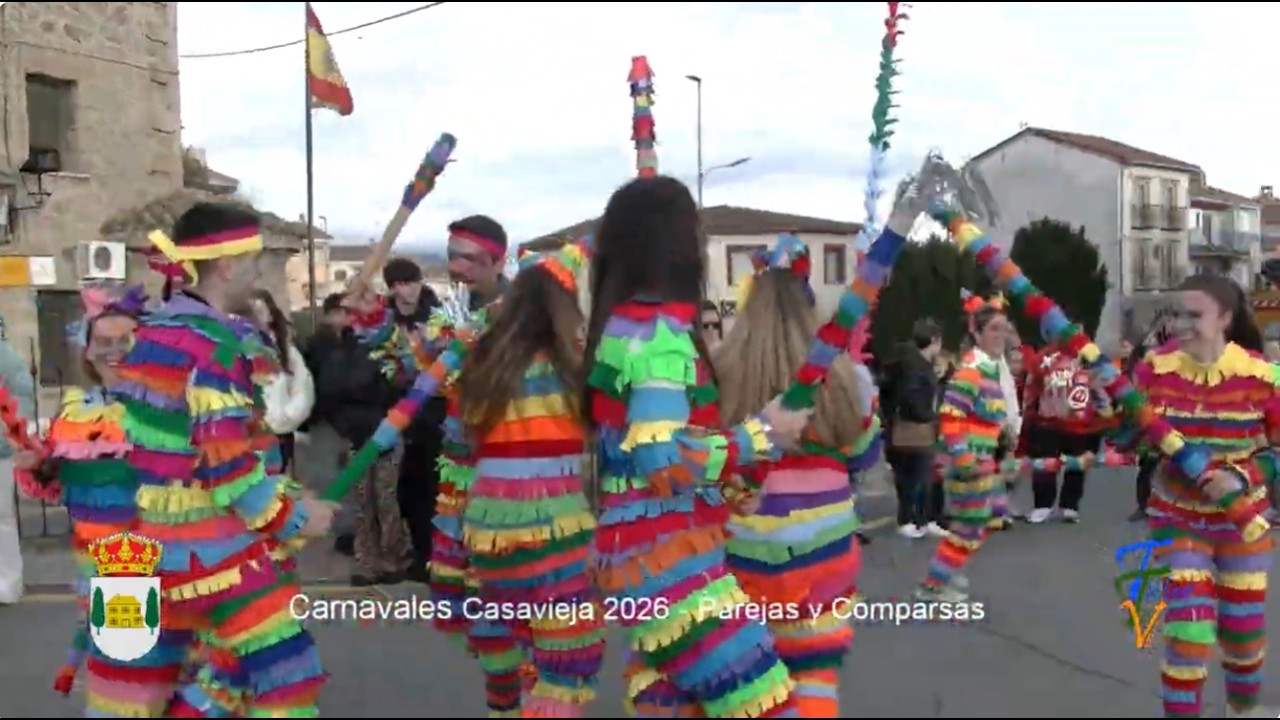 En menos de 3 minutos. Carnaval Casavieja 2026 Parejas y Comparsas 16 de febrero de 2026