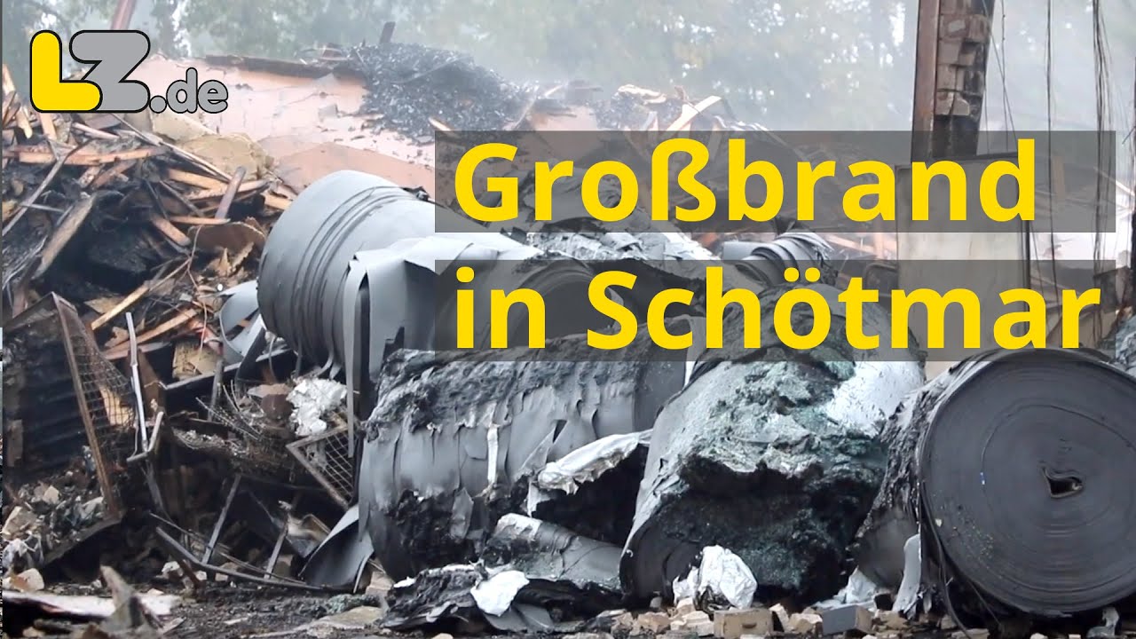 Feuer in Schötmar ist eine der größten Brandkatastrophen der Region
