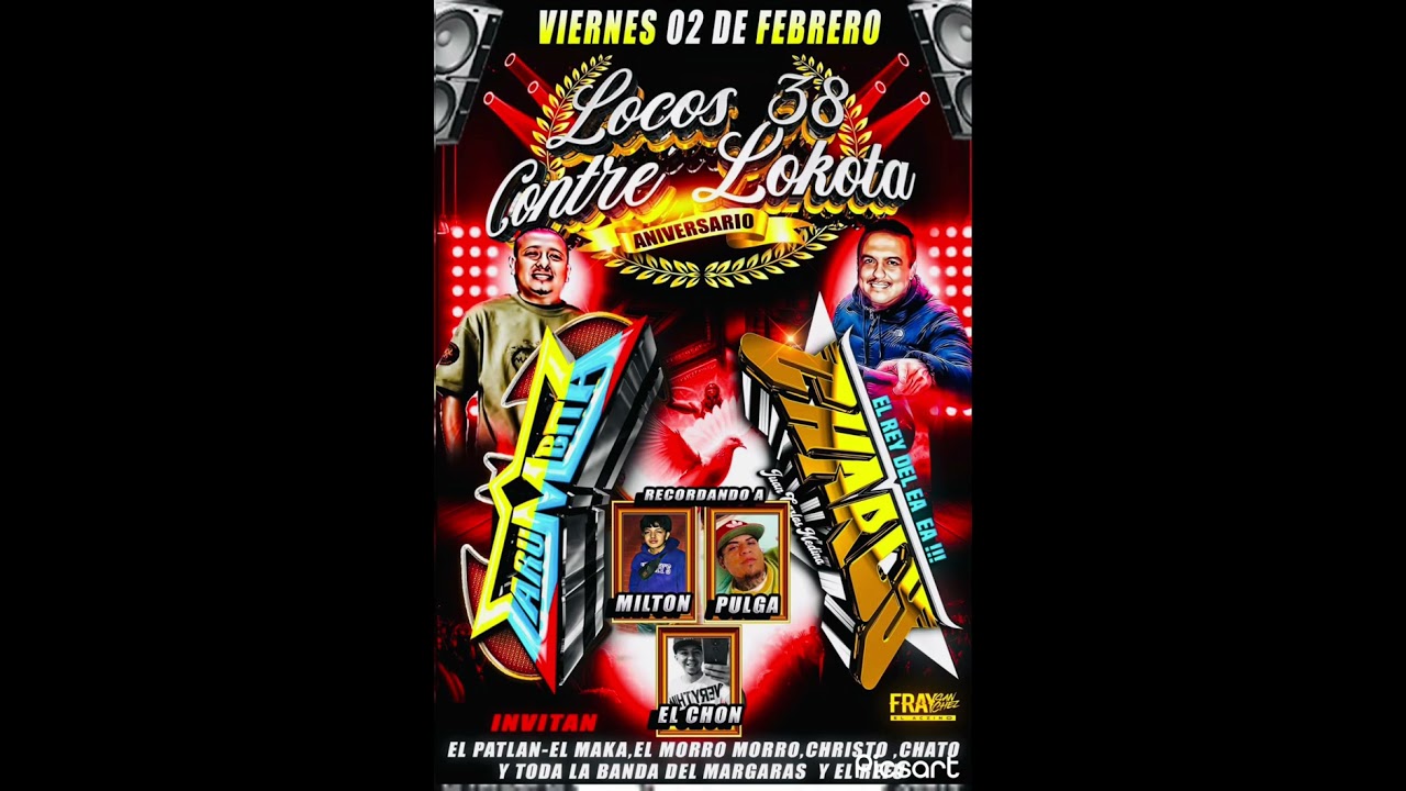 Cumbia Kebuena Sonido La  Rumbita aniv Locos38 Y La Contree Lokaa 🇨🇴