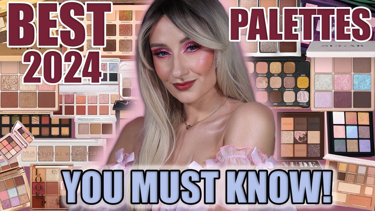 BEST EYESHADOW PALETTES 2024! AFFORDABLE AND HIGH-END! You Must KNOW | Swatches/Reviews