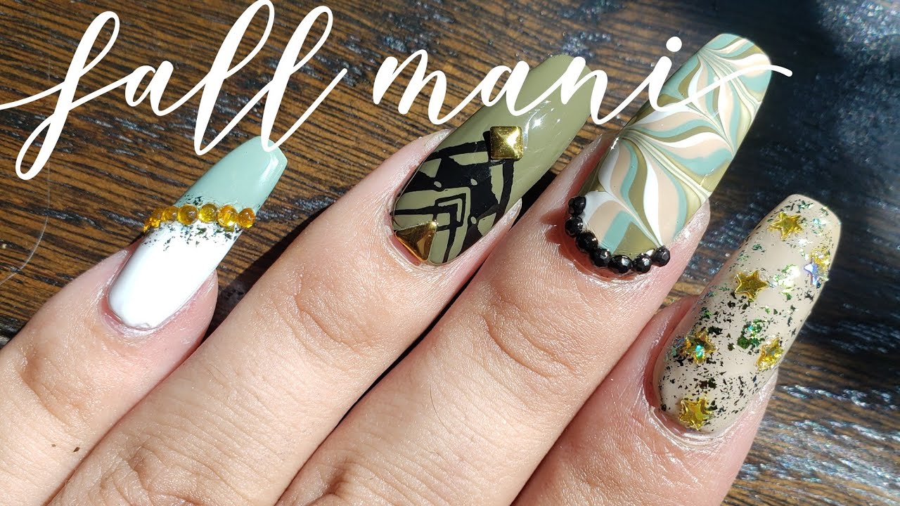 Watch me work | Fall Nails | Hunter green
