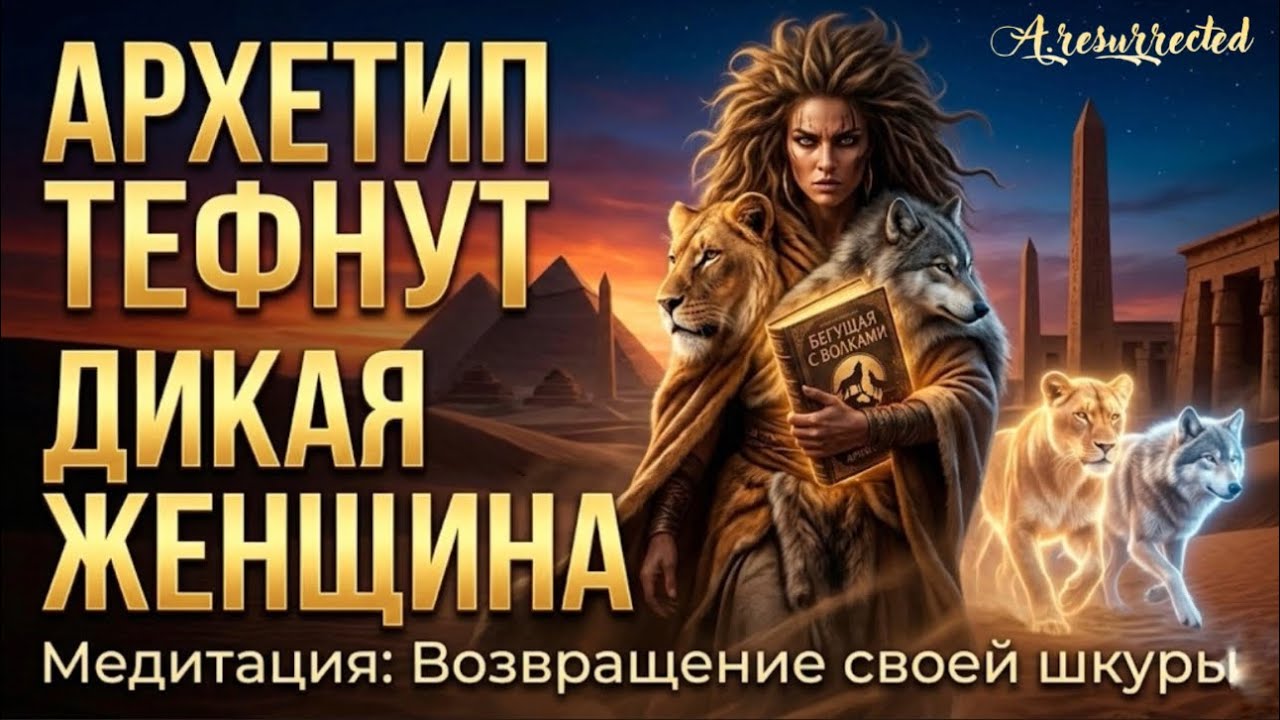ХВАТИТ БЫТЬ УДОБНОЙ! ✨ МЕДИТАЦИЯ «БЕГУЩАЯ С ВОЛКАМИ» И АРХЕТИП ТЕФНУТ
