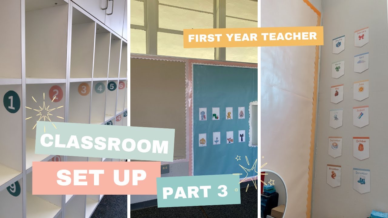 Classroom Set Up Part 3 | Alphabet, Birthday Display, Calendar, CUTE DECOR!!