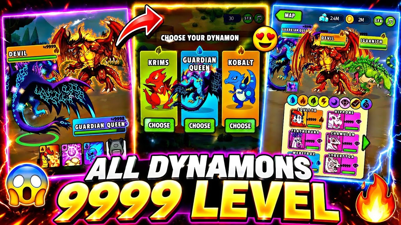 NEW UPDATE! DYNAMONS WORLD MOD 1.12.95 😱| ALL DYNAMONS 9999 LEVEL 🔥| SUPER ULTRA MOD