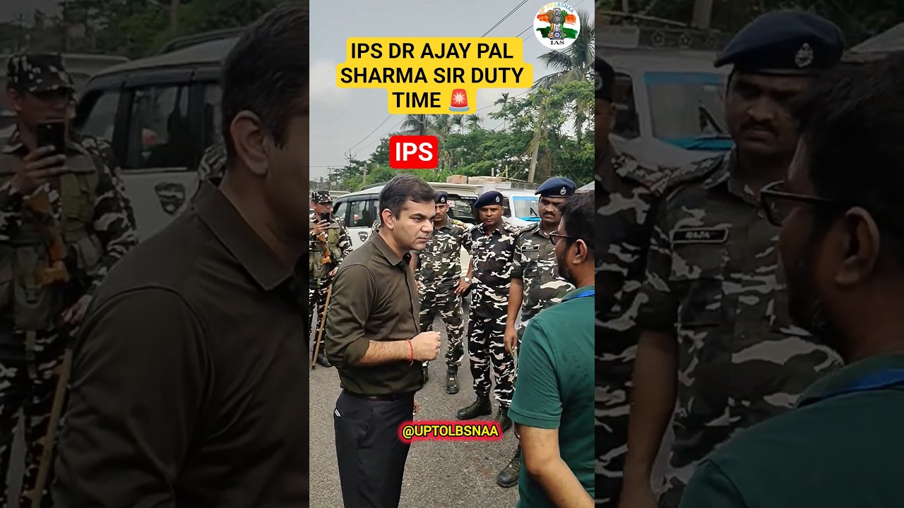 IPS DR AJAY PAL SHARMA SIR DUTY TIME ❣️ UPSC CSE MOTIVATION ❣️ #upsc #ips #duty #cse #ipsofficer