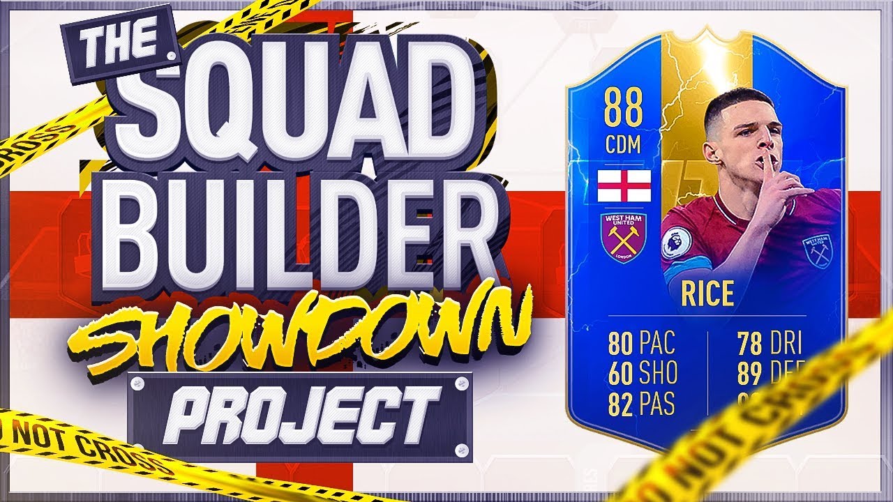 FIFA 19 SQUAD BUILDER SHOWDOWN!!! TEAM OF THE SEASON RICE!!! The Squad Builder Showdown Project
