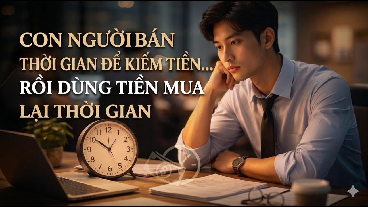 Con người bán thời gian để kiếm tiền, rồi dùng tiền để mua lại thời gian!