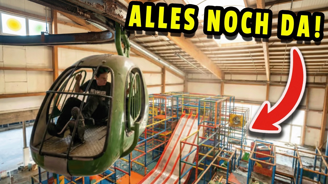 VERLASSENER INDOOR-SPIELPLATZ: DIE RUTSCHEN STEHEN NOCH!