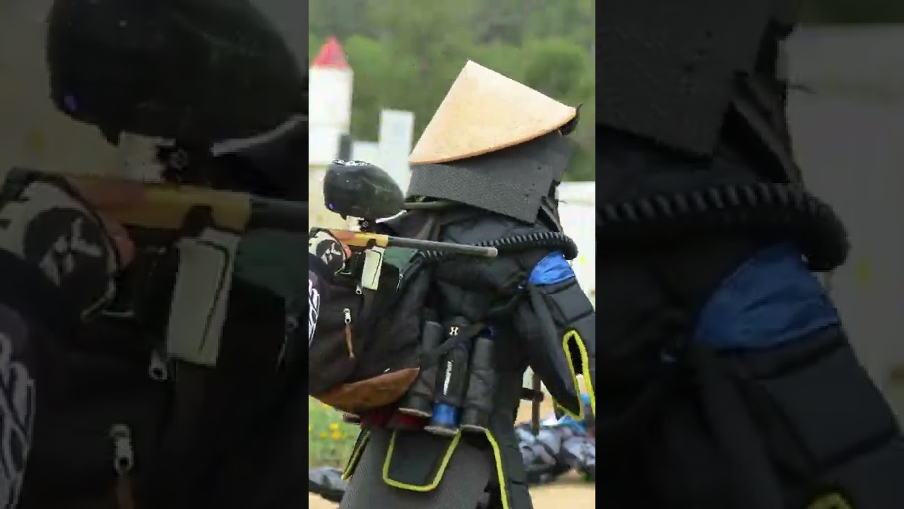 WILD PAINTBALL MECH SUITE 🔥 AT SCENARIO EVENT #shorts
