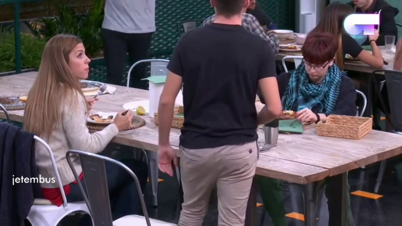 Cepeda y Mireya discusión por la comida. OT2017