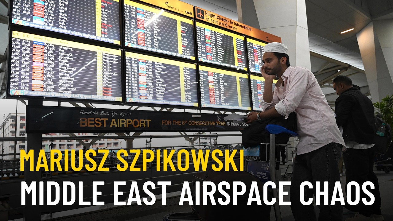 Air travel disrupted as Middle East conflict escalates | Mariusz Szpikowski