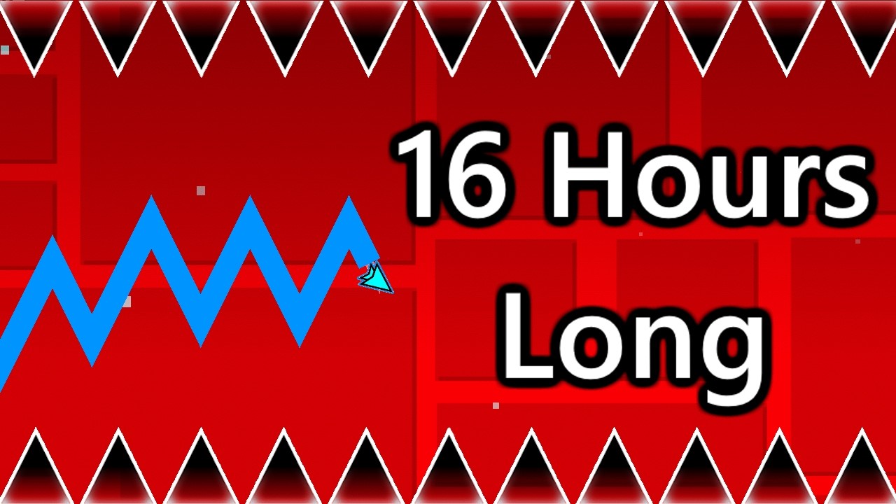 Я прошёл новый самый длинный уровень в Geometry Dash
