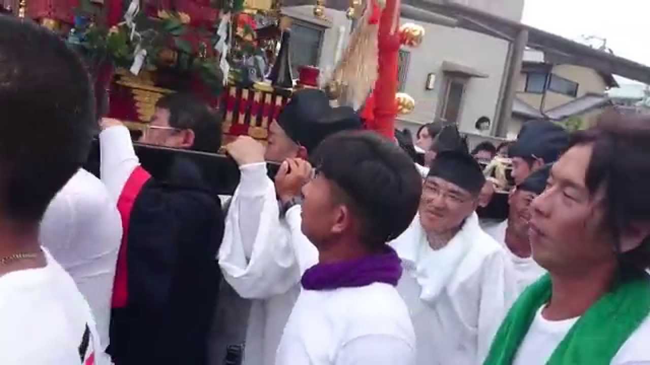 印南祭り2014　本宮昼　通学路