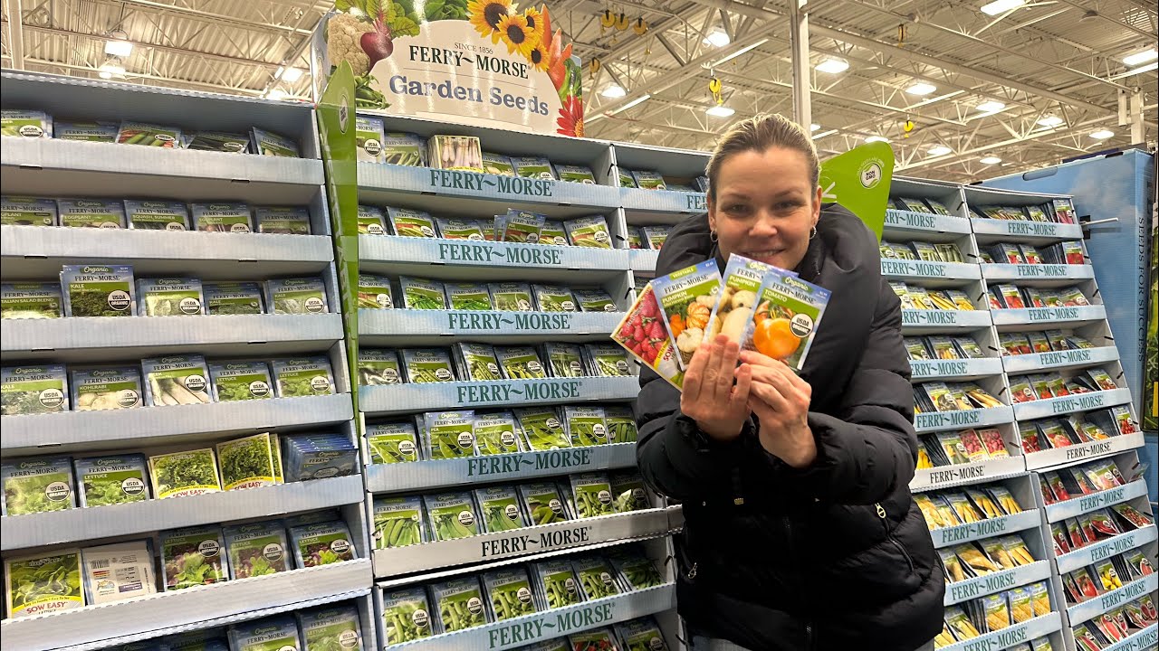 СЕМЕНА И СТАРТОВЫЕ ЗАПАСЫ LOWES 2025 ГОДА🌱 ПЕРЕВОЗКА СЕМЯН В БОЛЬШИХ КОРОБКАХ 🛒