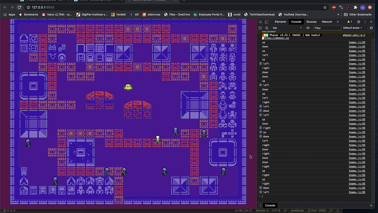 Creating a Top Down RPG Style Game with JavaScript and Phaser 3 Part 5