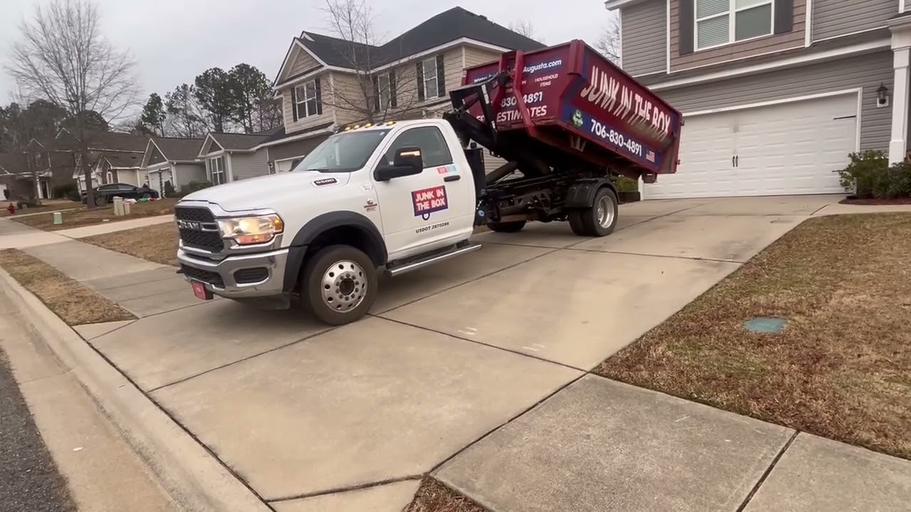 Dumpster Rental Service Evans GA | 13 Yard Dumpster Delivery | Junk In The Box