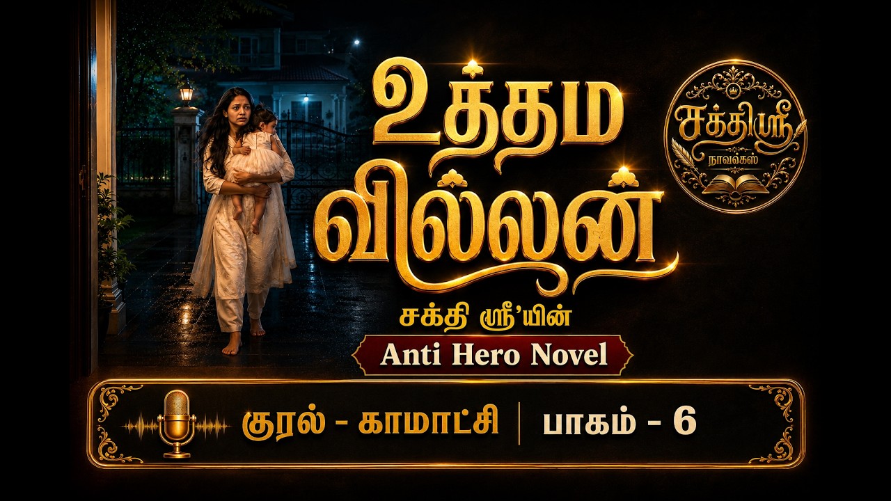 Uthama Villan Part 6 Sakthi Sri Novel | Tamil Audio Novels | Anti Hero Novels | Audio Stories