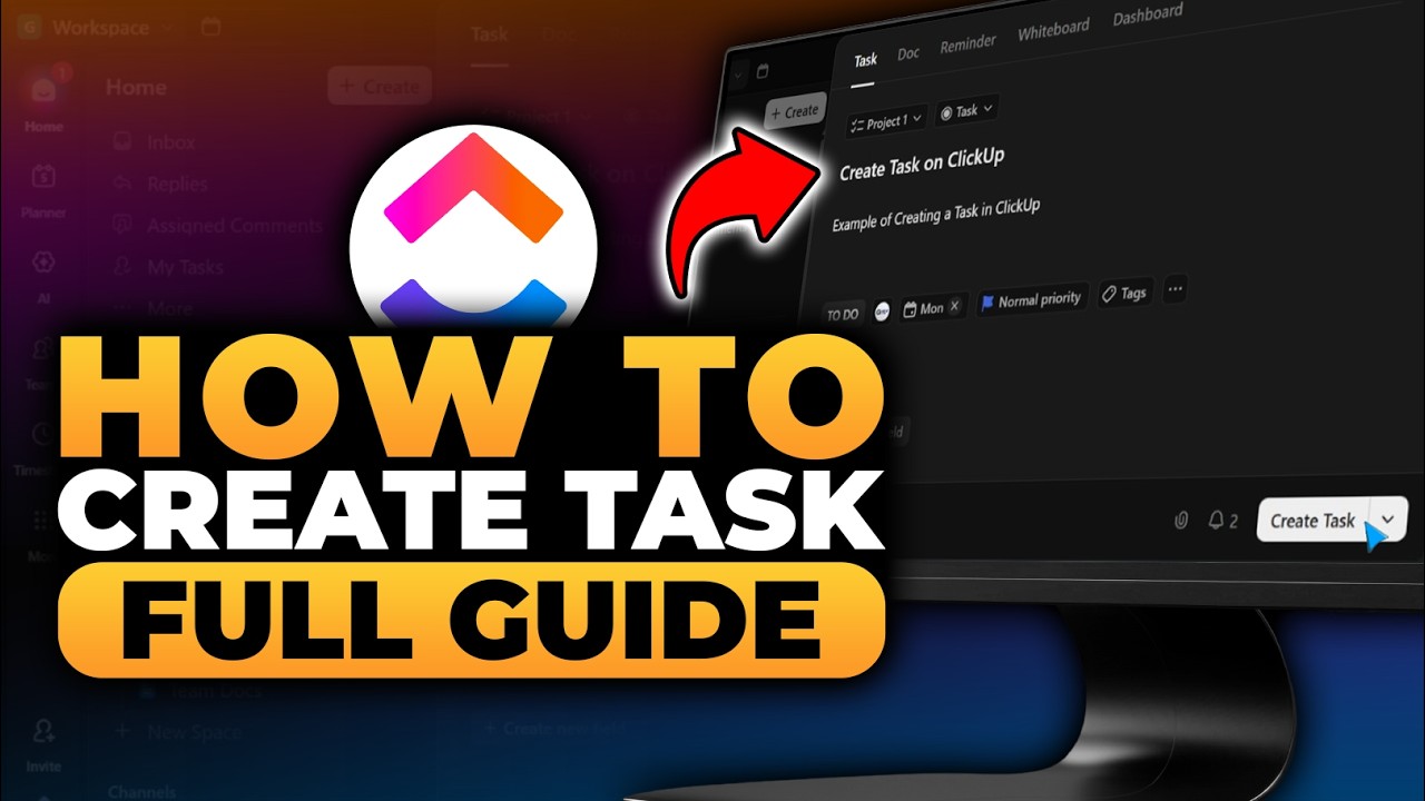 How To Create Task On ClickUp (𝟮𝟬𝟮𝟲) | 100% WORKS | NO Yapping, To The Point! | FAST & EASY
